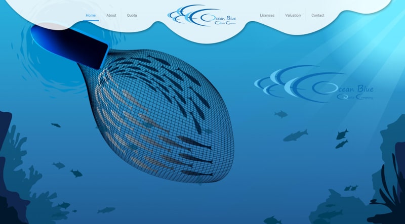 Ocean Blue Quota Company Website